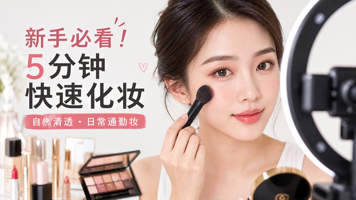 海角社区美妆视频-5分钟快速化妆视频教程